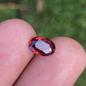 1.42 Carat Pigeon Blood Red Rhodolite Garnet!